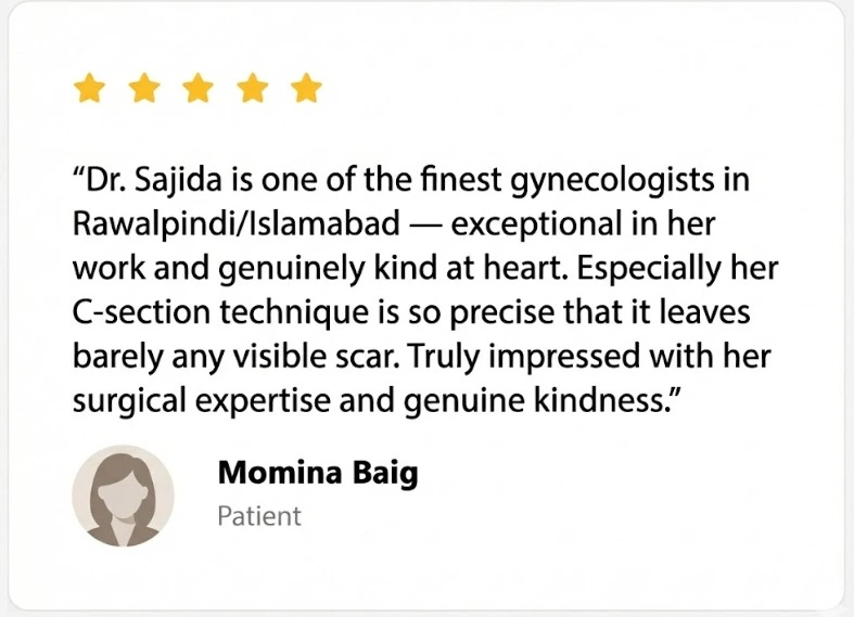 patient reviews dr sajida guftaar gynecologist islamabad 12.webp