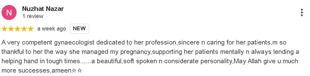 patient reviews dr sajida guftaar gynecologist islamabad 2.webp 2